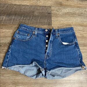 Levi's Classic Blue 501 Jean Shorts
